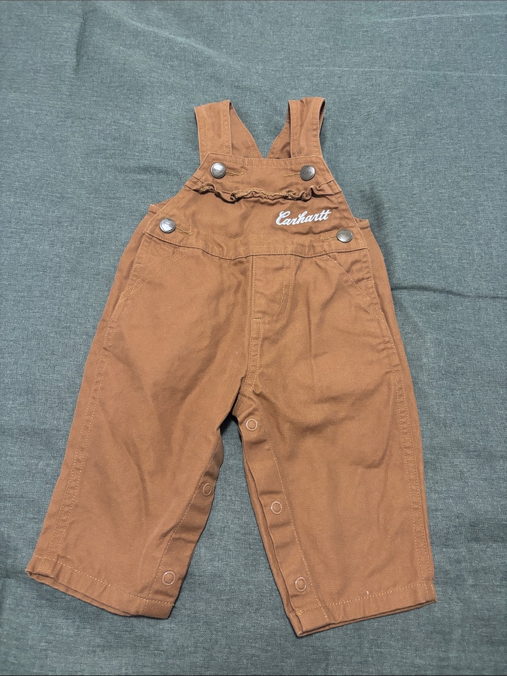Carhartt Toddler Copper Brown Overalls